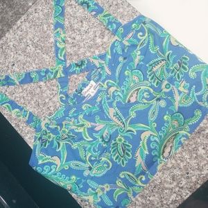 XL Vintage Paisley Aeropostale Cropped Tank